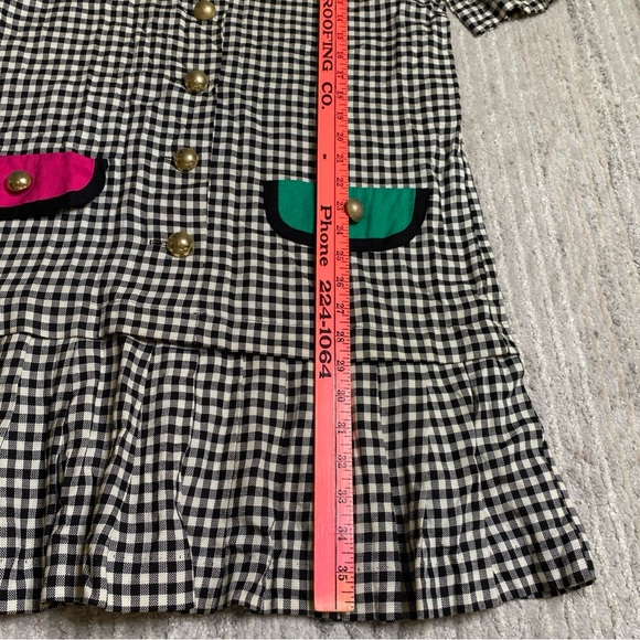 Jessica Howard Black and White Checkered Mini Dress - Picture 5 of 13